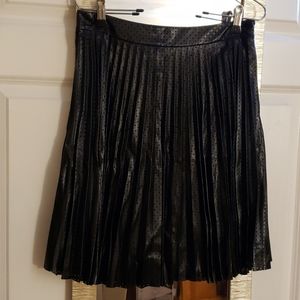 Faux Leather Skirt